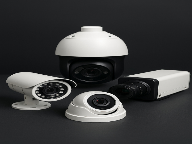 انواع دوربین مداربسته و تفاوت‌های اصلی آن‌ها