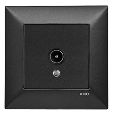 پریز انتن مشکی مدل Trenda