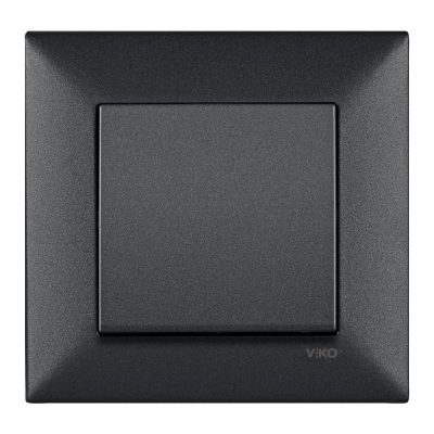 کلید یکپل ساده مشکی مدل Trenda