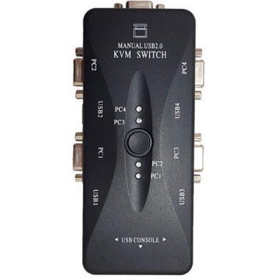 سوییچ چهار پورت KVM مدل FJ-2UK