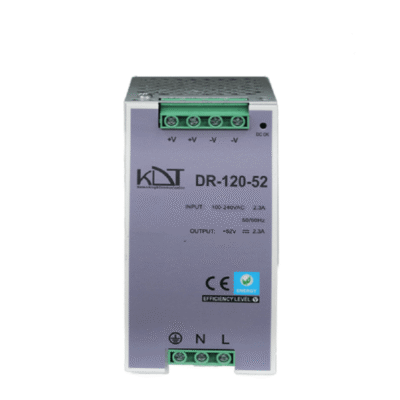 منبع تغذیه صنعتی KDT مدل 52V 2.5A با نصب روی ریل DIN