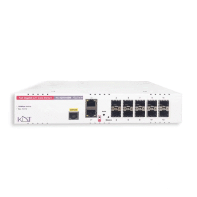سوئیچ شبکه کی دی تی مدل KC-1200H4SM با ۱۰ پورت گیگابیتی و ۲ پورت Uplink