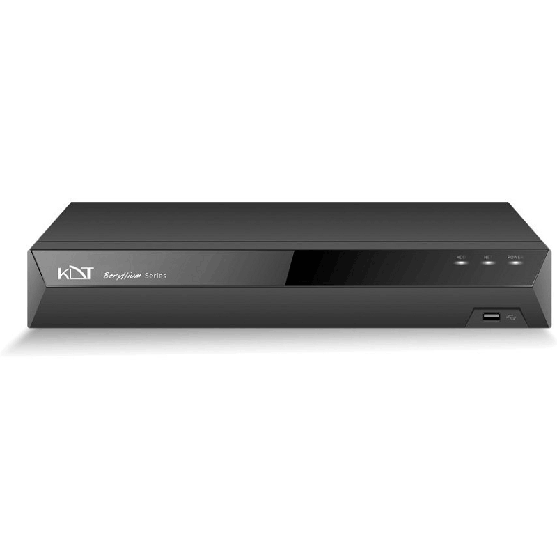 NVR کی دی تی KN-0411BE | ذخیره ساز تحت شبکه 4 کانال ذخیره ساز تحت شبکه کی دی تی مدل KN-0411BE با پشتیبانی از 4 کانال IP و کیفیت 4K