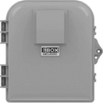 تابلو برق ای باکس مدل EBOX 20×25 - G طوسی مناسب نصب تجهیزات برق، شبکه و سیستم‌های امنیتی
