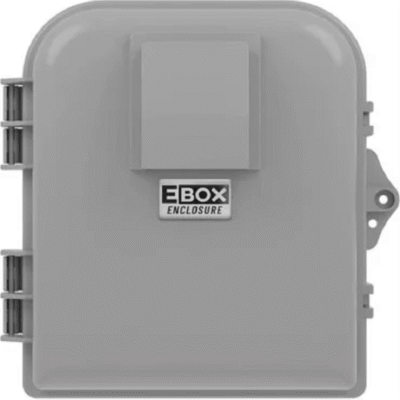 تابلو برق ای باکس مدل EBOX 20×25 - G طوسی مناسب نصب تجهیزات برق، شبکه و سیستم‌های امنیتی