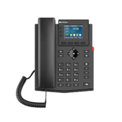 تلفن تحت شبکه KDT مدل KV-N2S4-P/V با 4 خط SIP، کیفیت صدای HD و قابلیت PoE